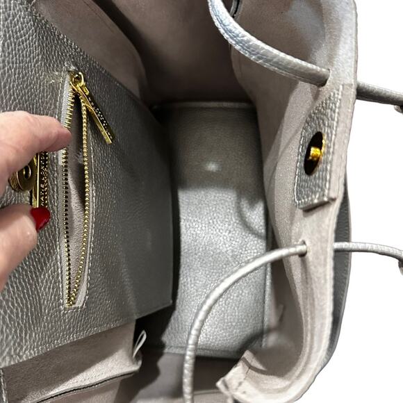 Katie Loxton Chloe bucket draw cord hobo shoulder bag with adjustable strap - Picture 10 of 12